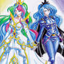 Commission: Celestia X Luna