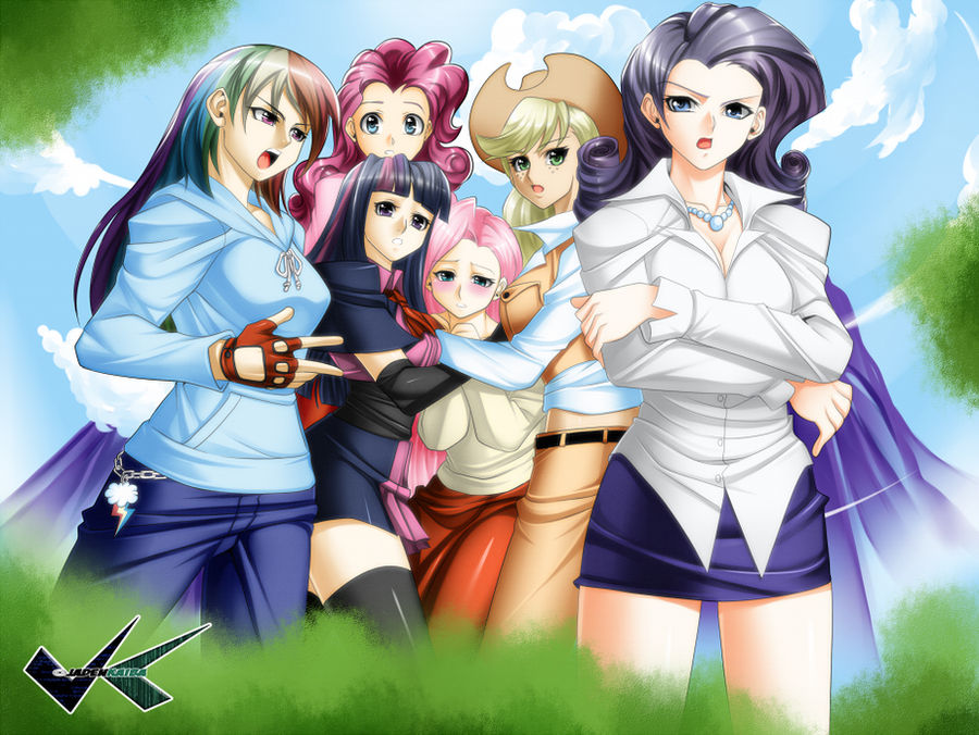 Gift : MLP Human Versions Scene by jadenkaiba
