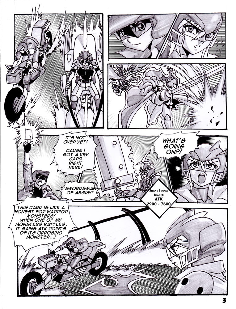 Manga Commission Chronicles of a Duelist Page 3 by jadenkaiba on