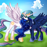 Commission: Princess Celestia and Princess Luna