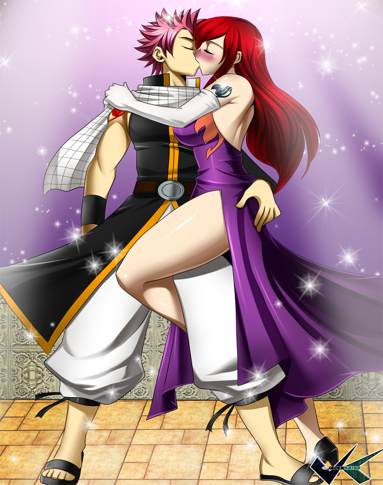 Commission: Erza Scarlet X Natsu Dragneel