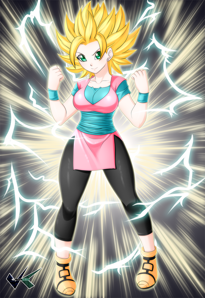 Artwork: SSJ Reclaine by jadenkaiba on DeviantArt 