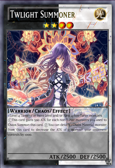 UPDATE: Chaos Monster Card Version 2