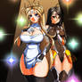 COMMISSION - Belldandy and Adult Skuld