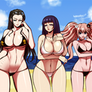 QUICK SKETCH - Anime and Game Bikini Girls
