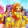 COMMISSION: The New Gold Delmo Girls