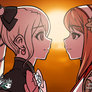 ANIMATION: Elise X Sakura Cute Kiss