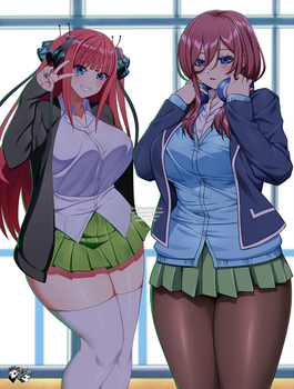 The Quintessential Quintuplets - Nino and Miku