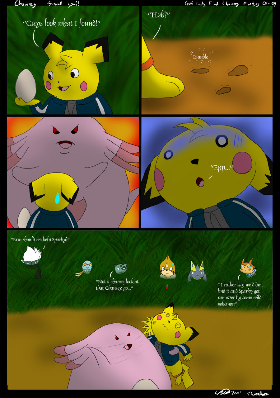 Chansey Found you Comic