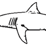 Shark Monochrome Pixels
