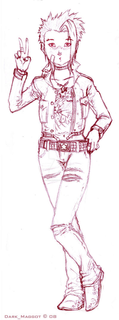 Rocker Chick by dark-maggot on DeviantArt