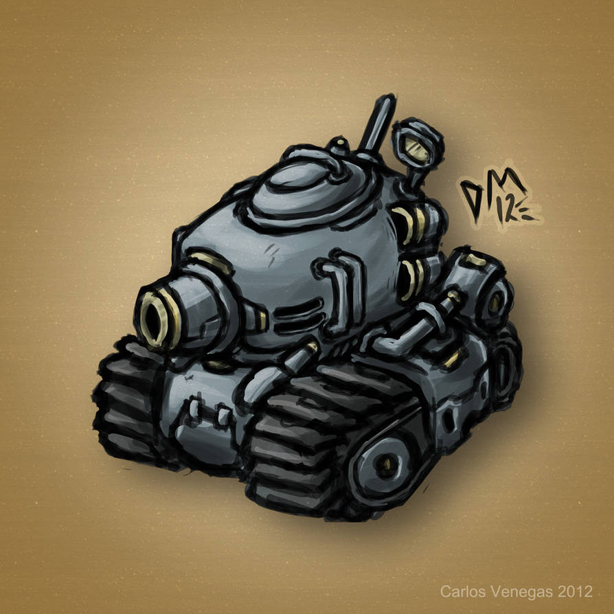 Daily Challenge Sketch 3 Metal Slug Tank by dark-maggot on DeviantArt