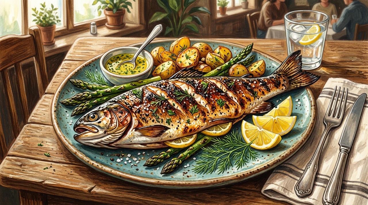 Cooked fish by mattimeocornflower on DeviantArt