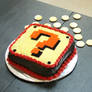 Mario Coin Box Cake