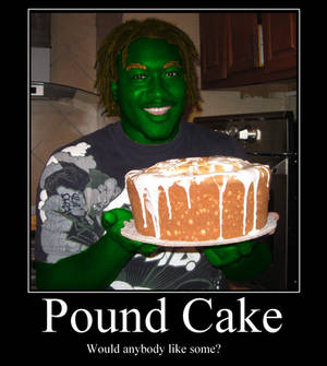 Blanka makes pound cake