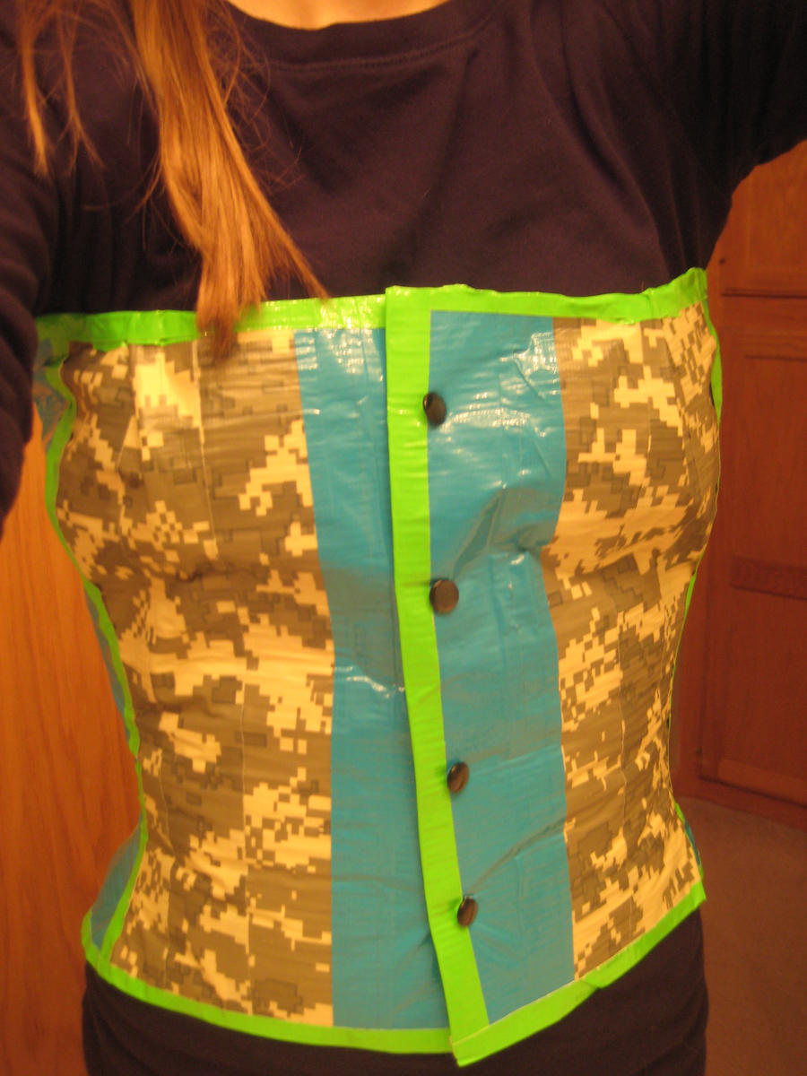 duct tape corset