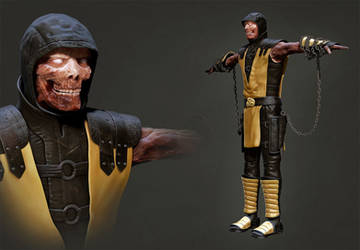 Unmasked Scorpion Redesigned