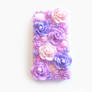 Purple and Pink Rose Garden Deco iPhone 4/4s Case