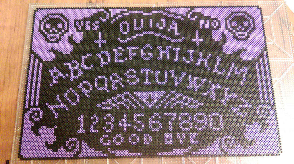 Perler Ouija Board by PerlerAngel on DeviantArt