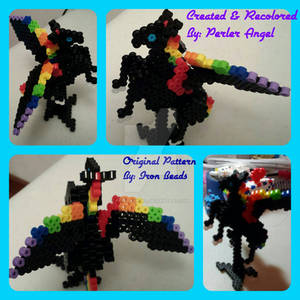 Black Pegasus 3d Perler