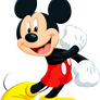 Mickey Mouse transparent render