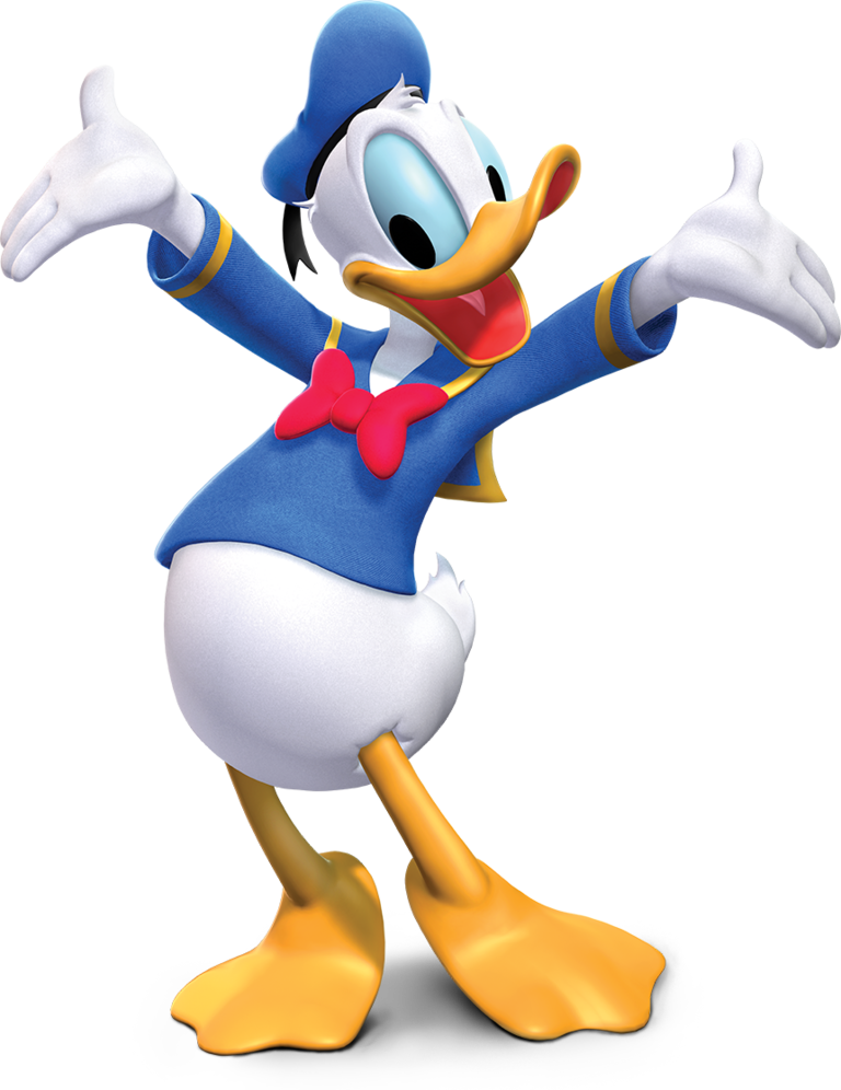 Donald Duck PNG transparent image download, size: 245x341px