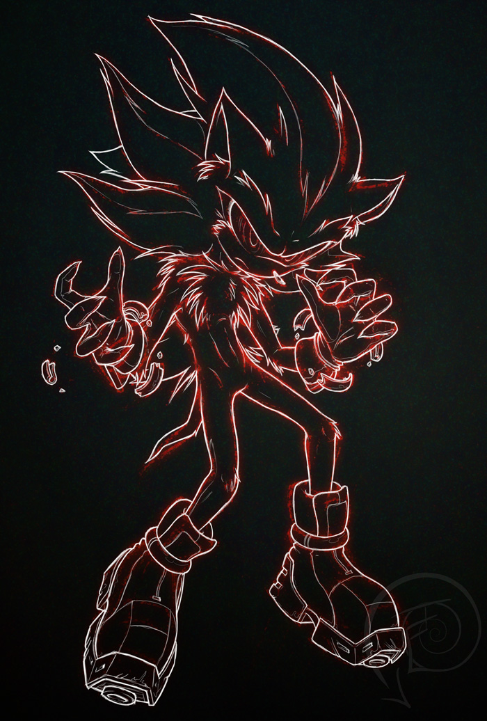 fleetway super sonic  Sonic fan art, Sonic project, Sonic and shadow