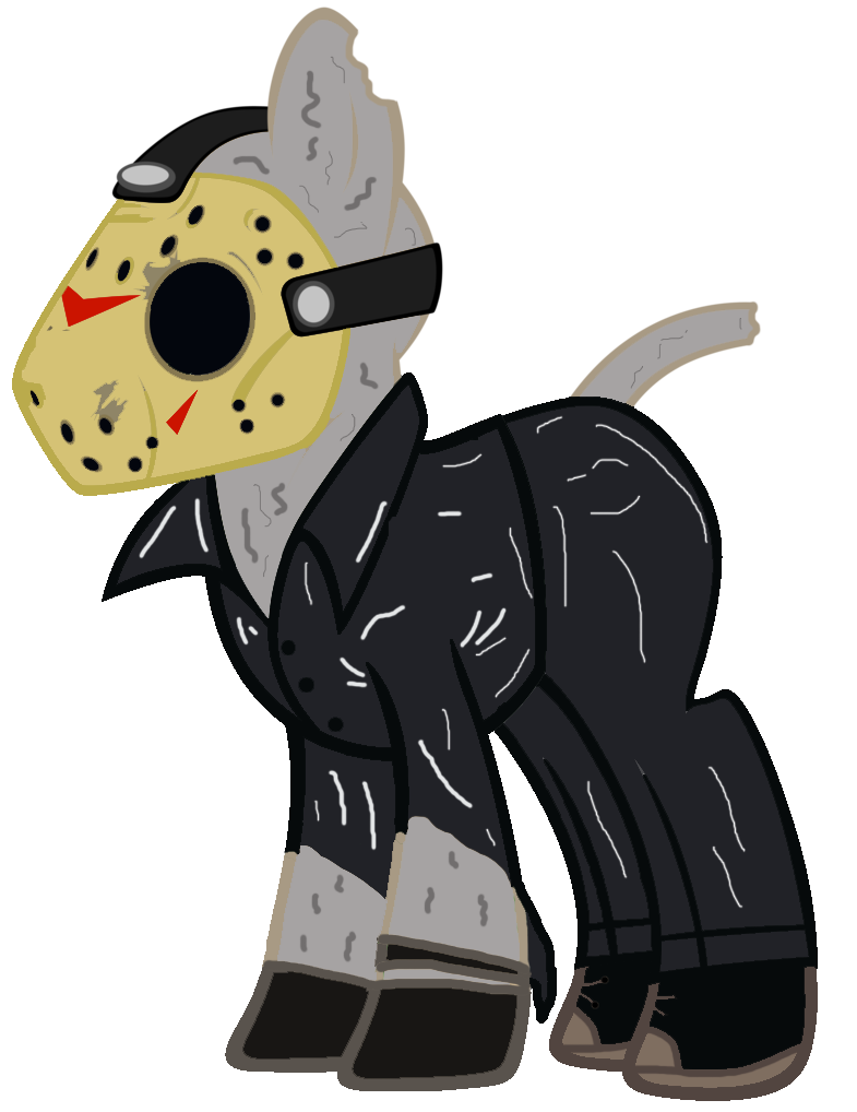 Mlp Jason Pony Jason Voorhees part Vlll (Skin 2) by MyLittlePonyMix13 on DeviantArt