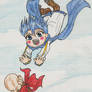 Kaito goes Sky Diving