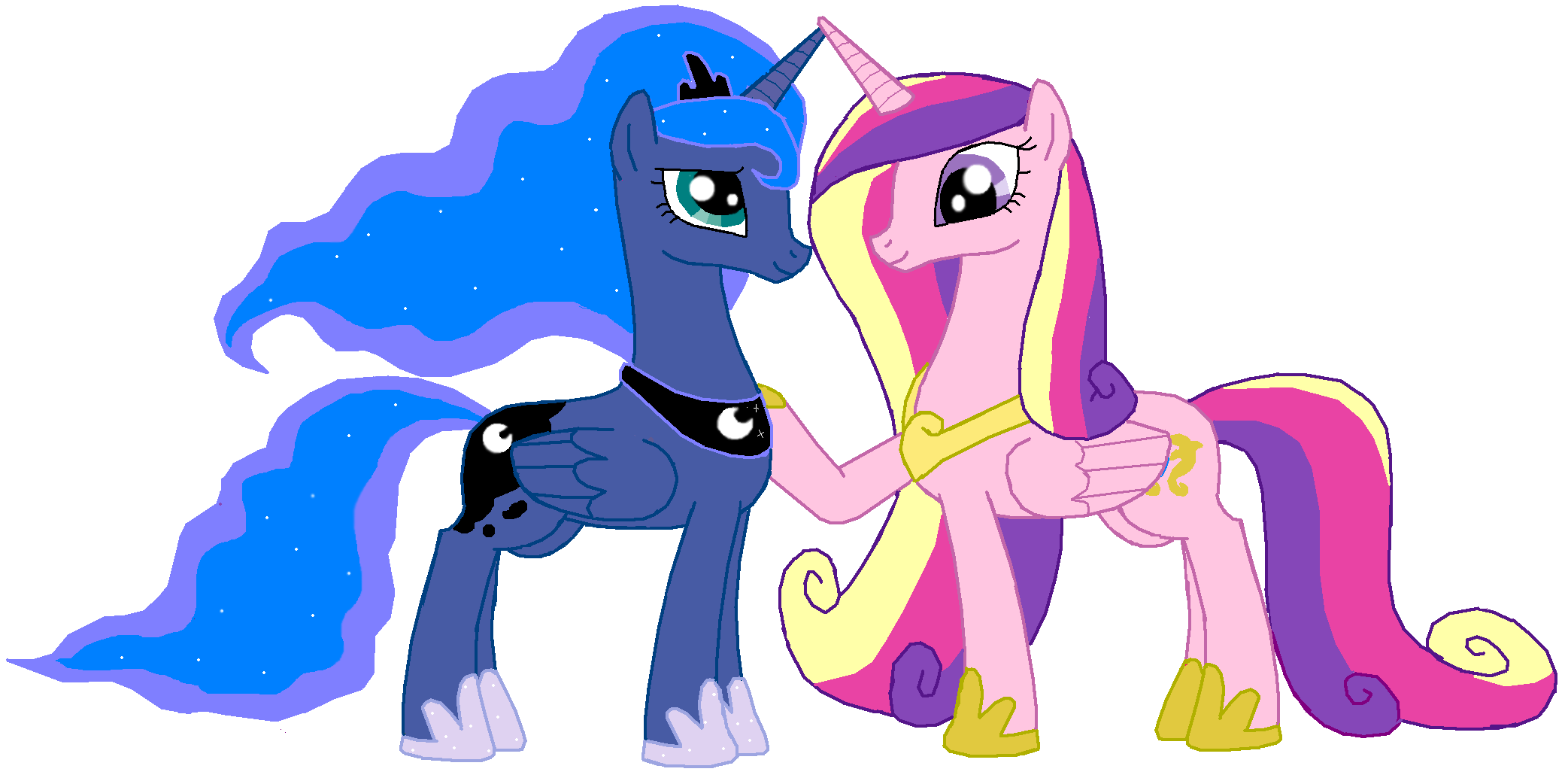 Princess Cadance and Princess Luna