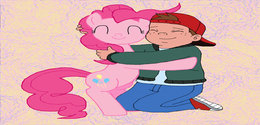 Pinkie Pie and TJ hug animation by MajkaShinoda626