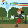 Rainbow and Spinelli race