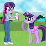 Twilight and her counterpart