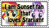 Sunset and Starlight fan -stamp by MajkaShinoda626