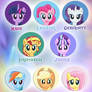 Mane 6 plus 2