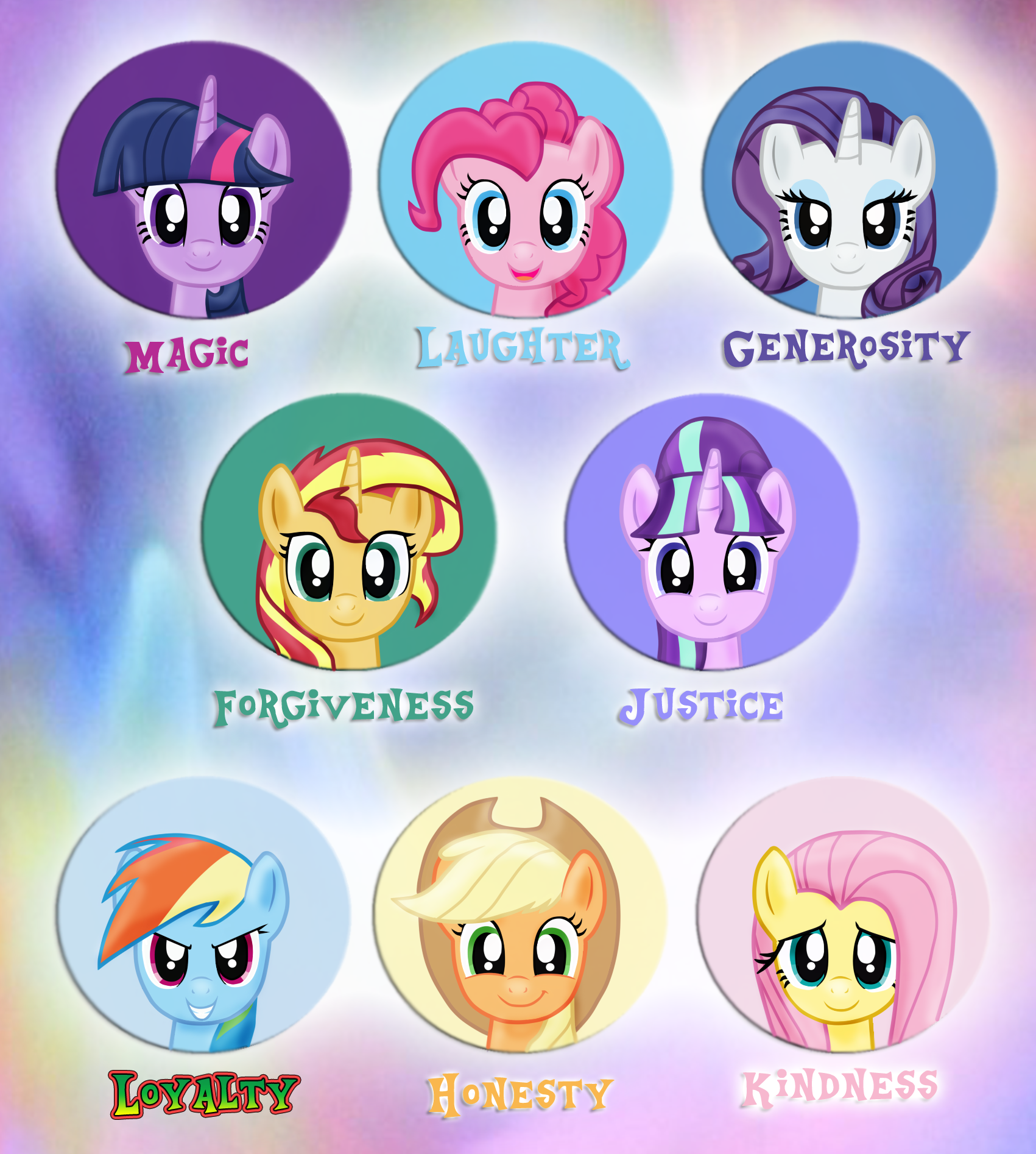 Mane 6 plus 2 by MajkaShinoda626 on DeviantArt