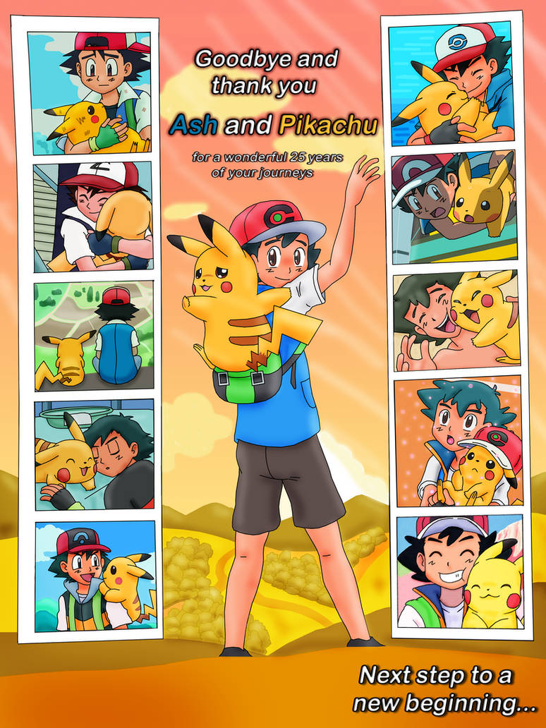 Goodbye Ash and Pikachu by MajkaShinoda626 on DeviantArt
