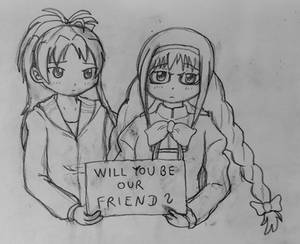 Will you be our friend