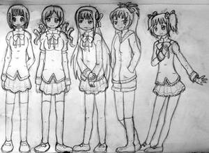 Holy Quintet height chart