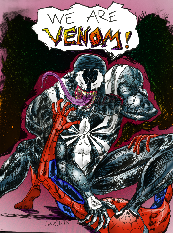Venom Inverted Color Venomcolors by JohnWOlin on DeviantArt