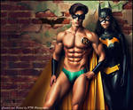 Batgirl and Robin Pose 1353 - Four Versions by PTHphoto on DeviantArt