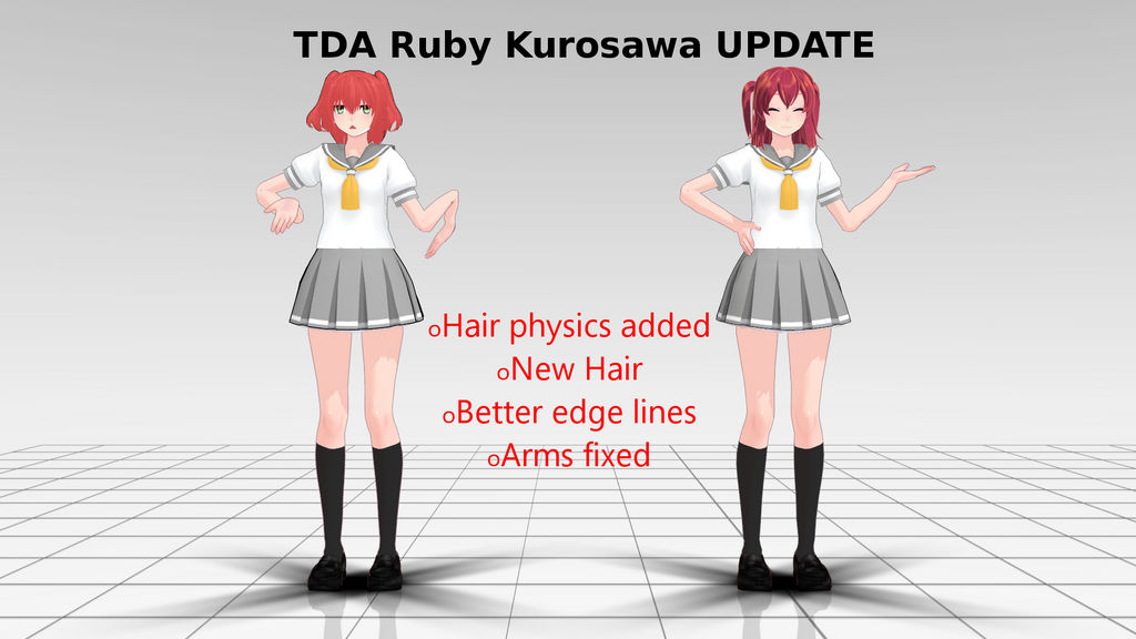 Mmd Tda Ruby Kurosawa V2 Model Dl By Kimiyo M On Deviantart Mmd Tda Ruby Kurosawa V2 Model Dl By Kimiyo M On Deviantart