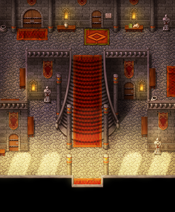 Dragonboy: Castle entrance by PinkFireFly