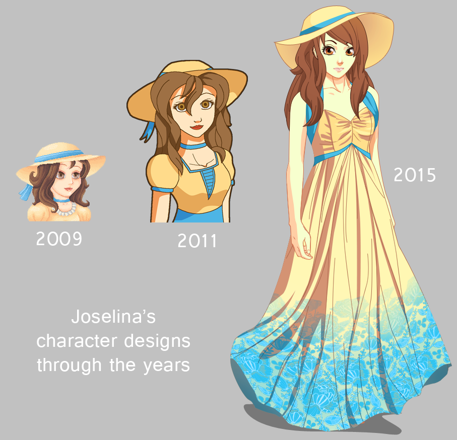 Joselina's character design by PinkFireFly