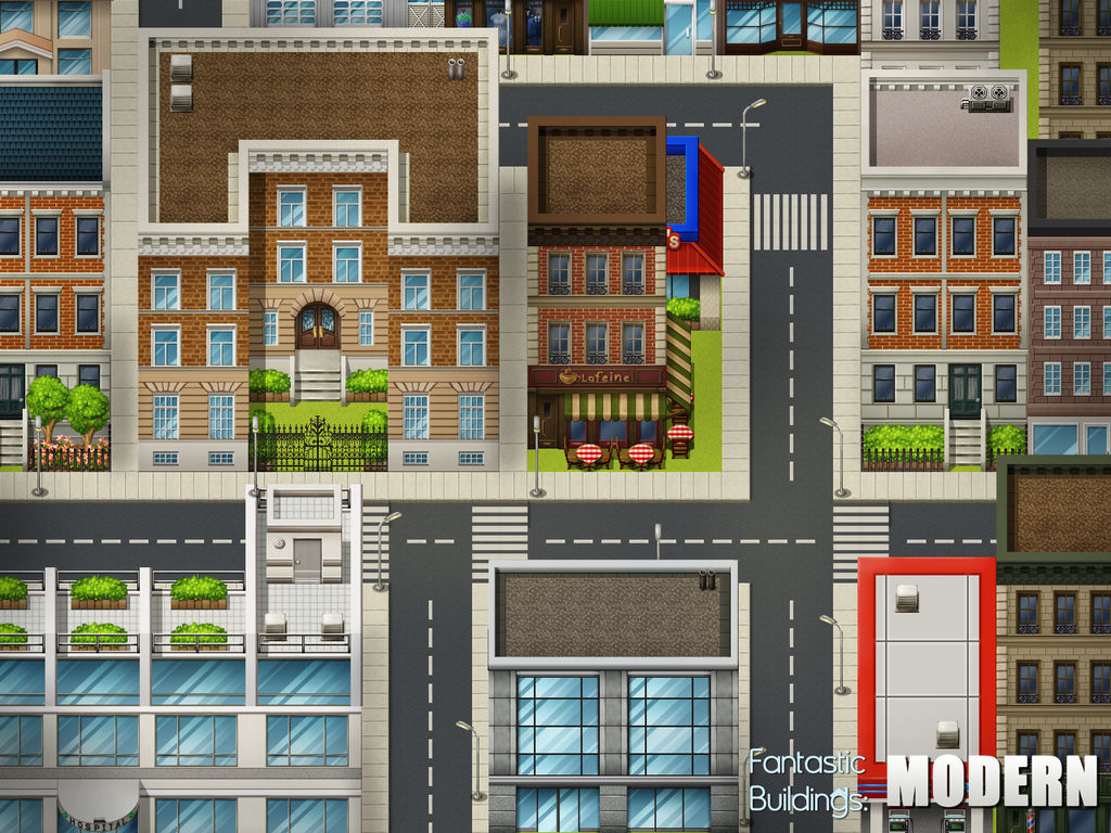 Fantastic Buildings: Modern by PinkFireFly