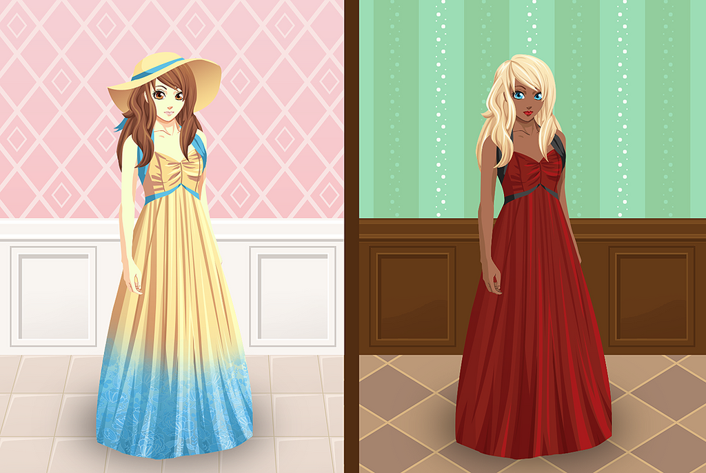 Dressing room mockup by PinkFireFly
