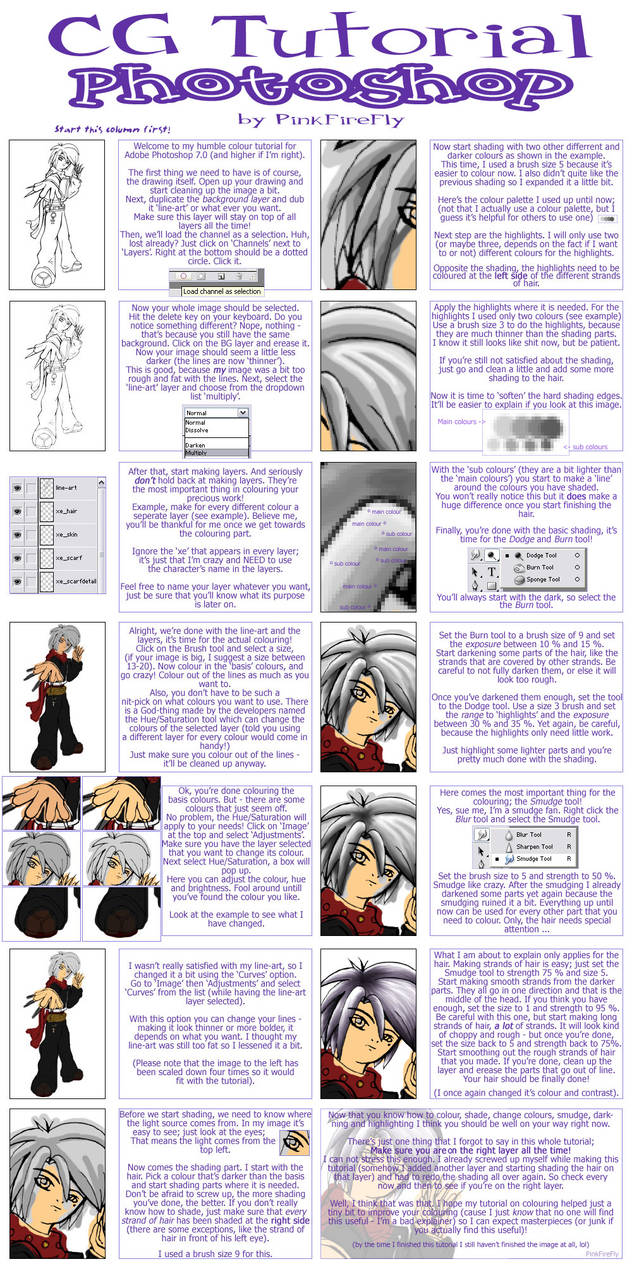 CG Tutorial - Photoshop by PinkFireFly on DeviantArt