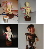 stages of a figurine