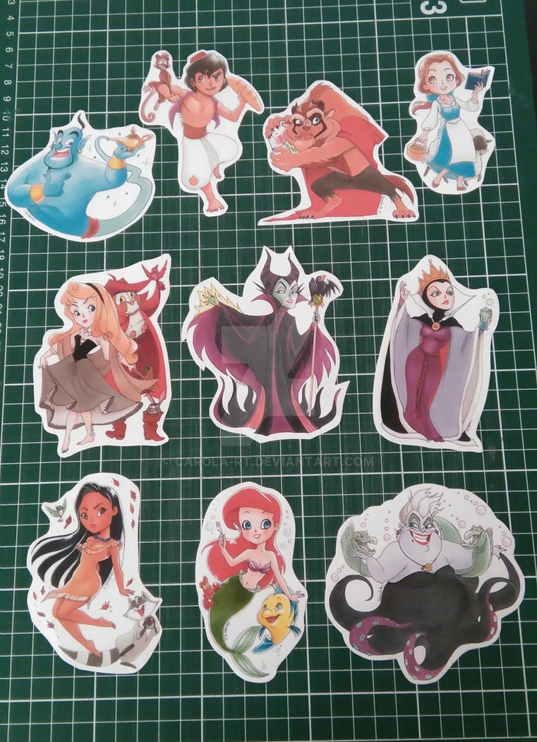 Disney Rectangle Sticker Disney sticker Pack by Carola-RT on DeviantArt