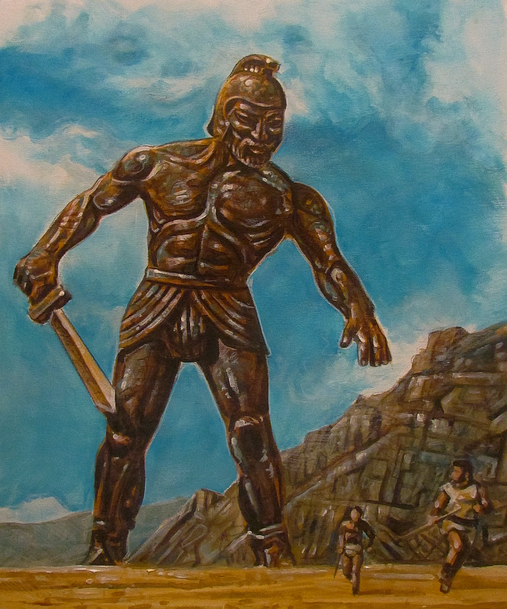 RAY HARRYHAUSEN S JASON AND THE ARGONAUTS TALOS A2 By Legrande62 On ray-harryhausen-s-jason-and-the-argonauts-talos-a2-by-legrande62-on